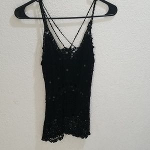 Black Sequins Top